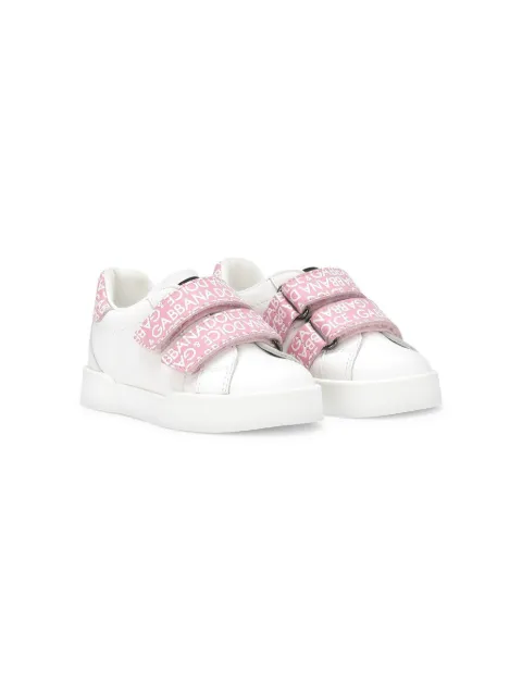 Dolce & Gabbana Kids Portofino touch-strap sneakers