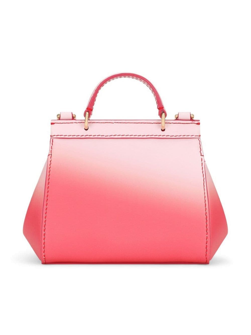 Shop Dolce & Gabbana Mini Sicily Gradient-print Bag In Pink