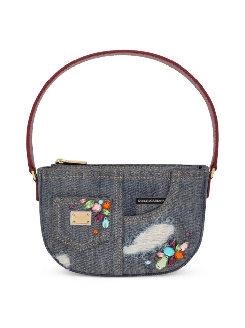 Dolce & Gabbana Kids DG Girlie denim shoulder bag