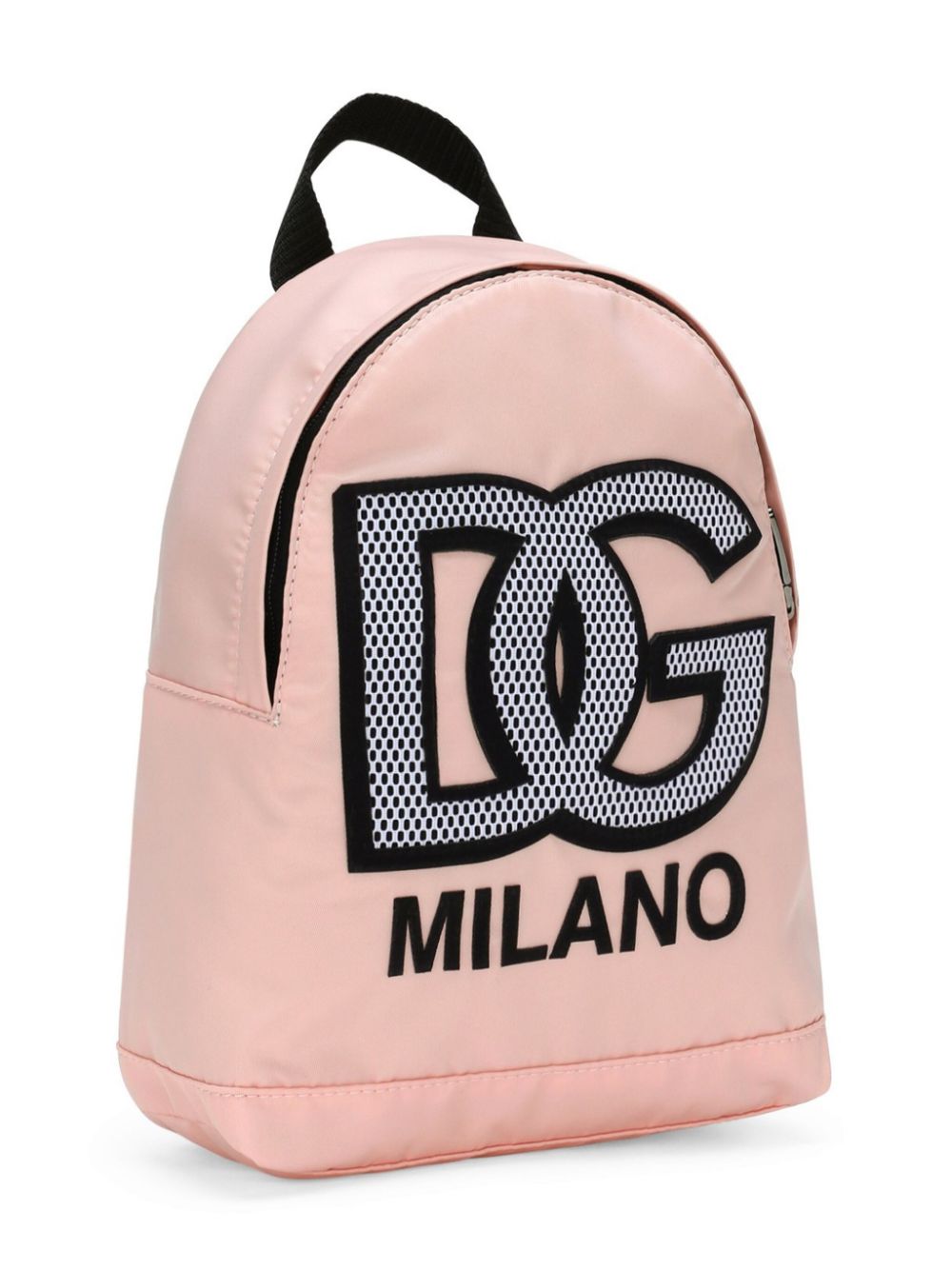 Dolce & Gabbana Kids Rugzak met logo applicatie Roze