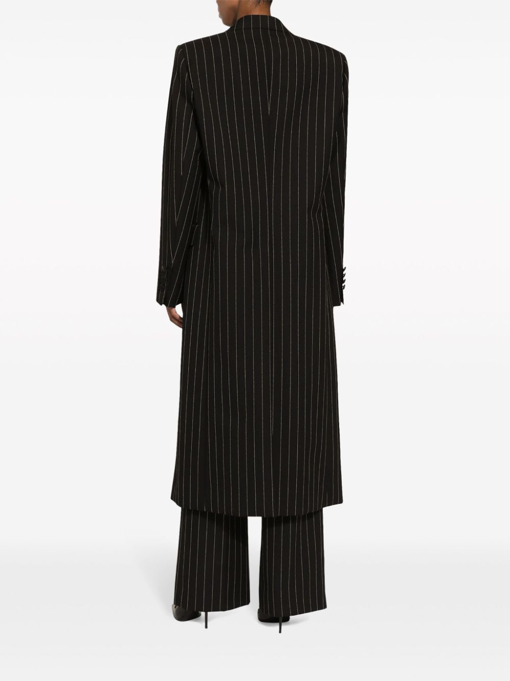 Dolce & Gabbana pinstriped double-breasted coat Women