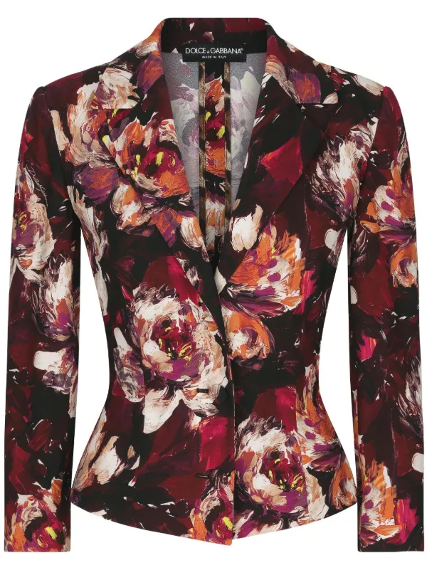 Blazer floral print hotsell