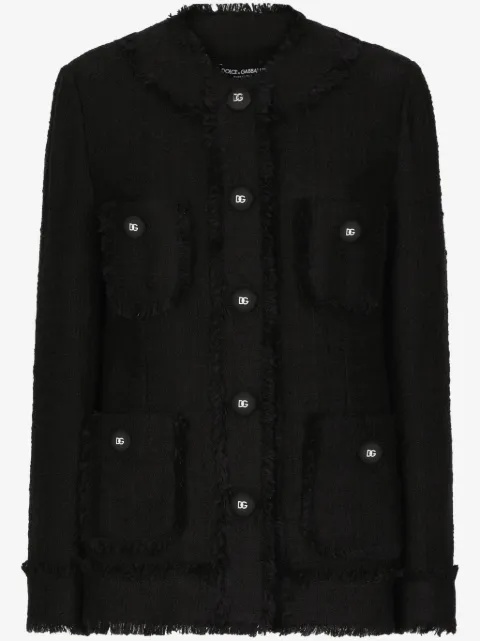 Dolce & Gabbana ツイード シングルジャケット