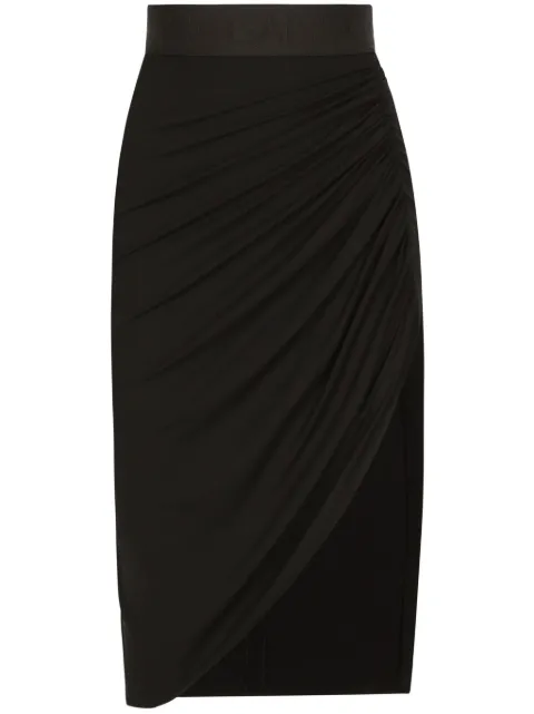 Dolce & Gabbana draped asymmetric miniskirt