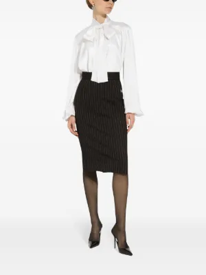 スカート Dolce & Gabbana Viscose Logo Jacquard Pencil Skirt Dolce & Gabbana Pencil Skirts – Luxe Brands – Farfetch