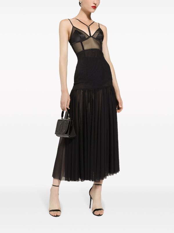 tulle forming dress, FARFETCH