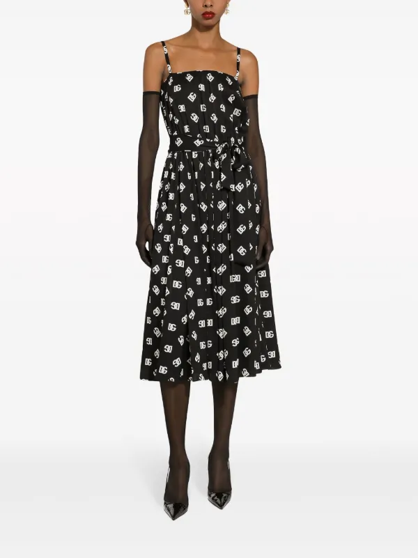 collared mini dress Alice + Olivia Velia Sleeveless Collared Mini Dress in Black