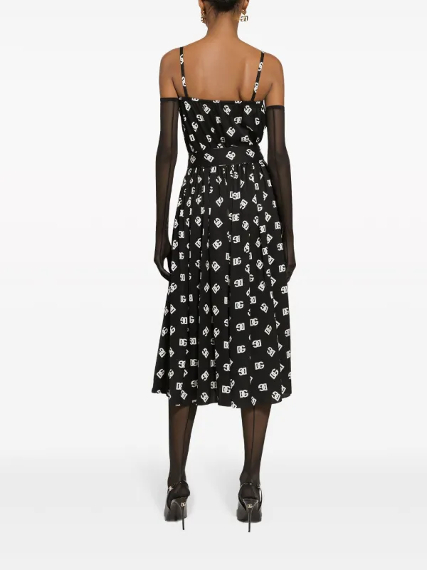 Dolce & Gabbana DGプリント ドレス | ブラック | FARFETCH JP Dolce & Gabbana DGプリント ドレス | ブラック | FARFETCH JP