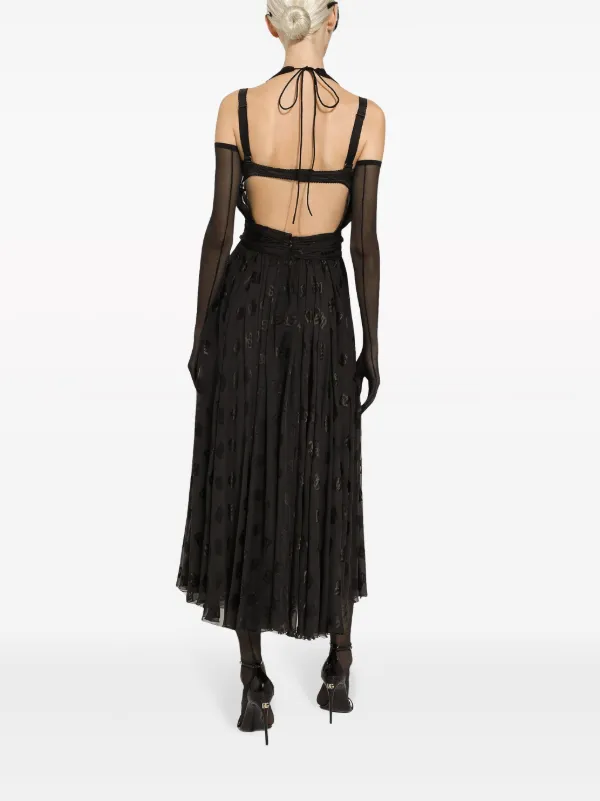 Dolce & Gabbana プリント ドレス ブラック Dolce & Gabbana DGプリント ドレス | ブラック | FARFETCH JP