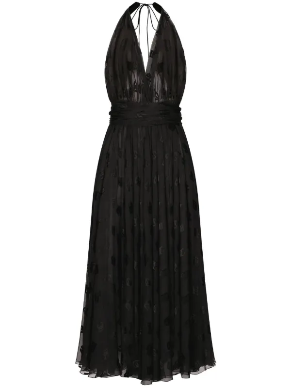 Dolce & Gabbana プリント ドレス ブラック Dolce & Gabbana DGプリント ドレス | ブラック | FARFETCH JP