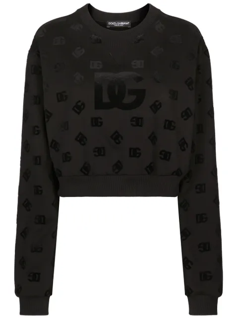 Dolce & Gabbana logo-print cotton sweatshirt