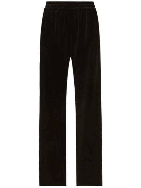 Dolce & Gabbana velvet elasticated trousers 