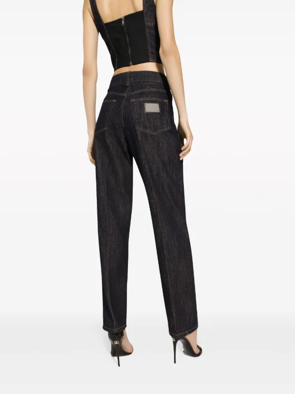 デニム・ジーパン DOLCE  GABBANA Women Straight Pants FTCGNDG8GZ9S9001 Black 22056475_52042934_600.jpg
