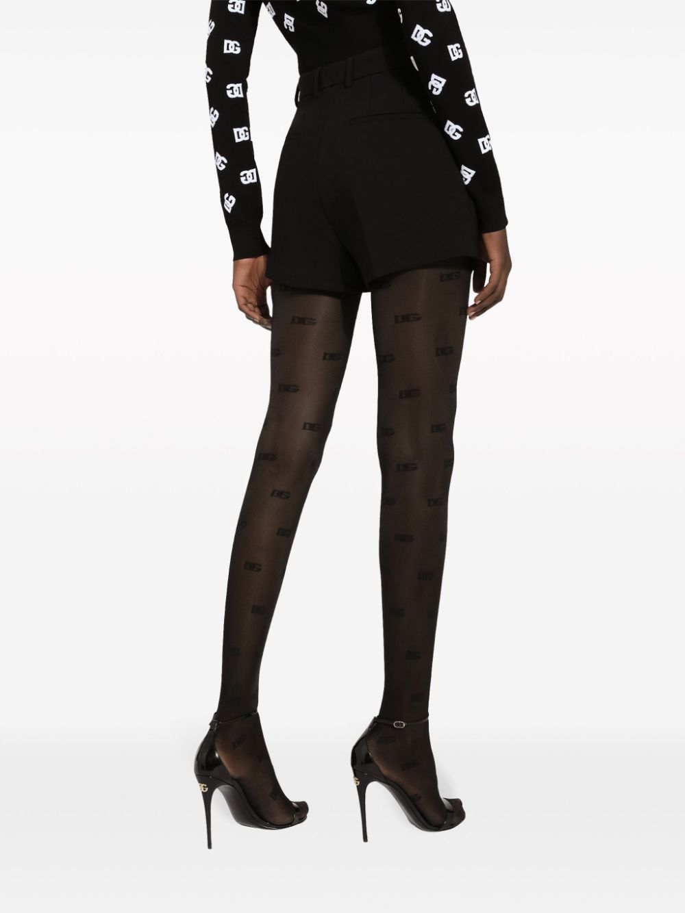 Dolce & Gabbana High waist shorts Zwart