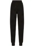Dolce & Gabbana logo-embroidered drawstring-waistband track pants - Black