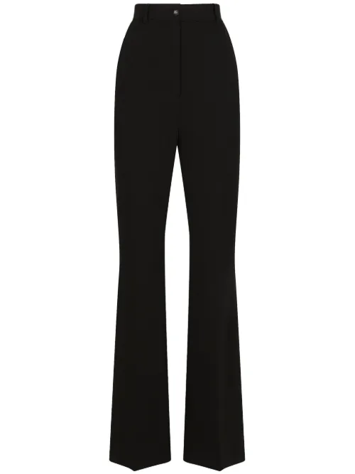 Pantalon plissé à taille haute - Dolce & Gabbana - Modalova