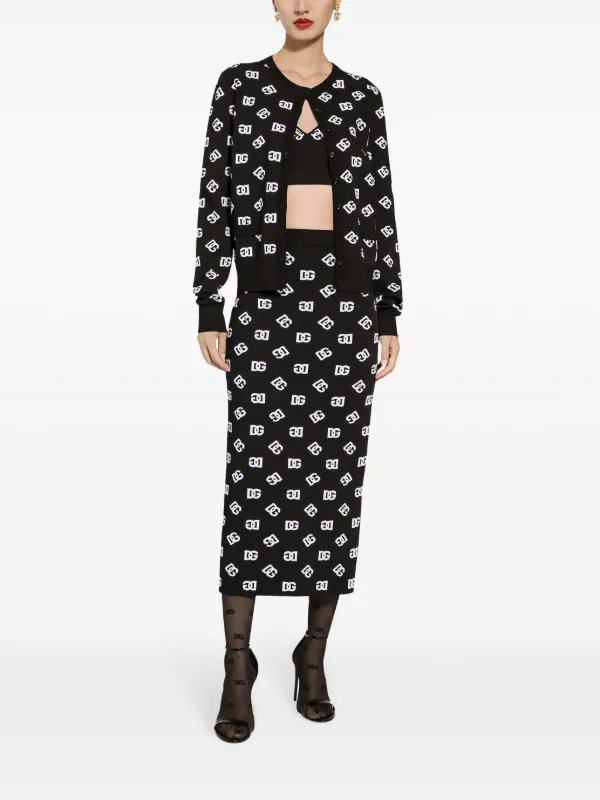 韓国 ファッション通販 & Dolce Gabbana JP FARFETCH | ブラック | カーディガン DGロゴ トップス