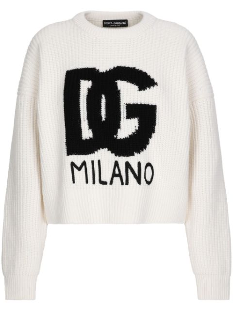 Dolce & Gabbana DG logo knit jumper Women