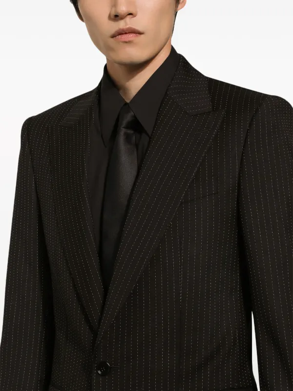 【送料&関税込】Dolce & Gabbana Wool Pinstripe Blazer Dolce & Gabbana Pinstriped Wool Blazer | Sendegaro US