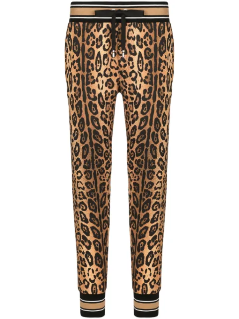 Dolce & Gabbana pants con estampado de leopardo