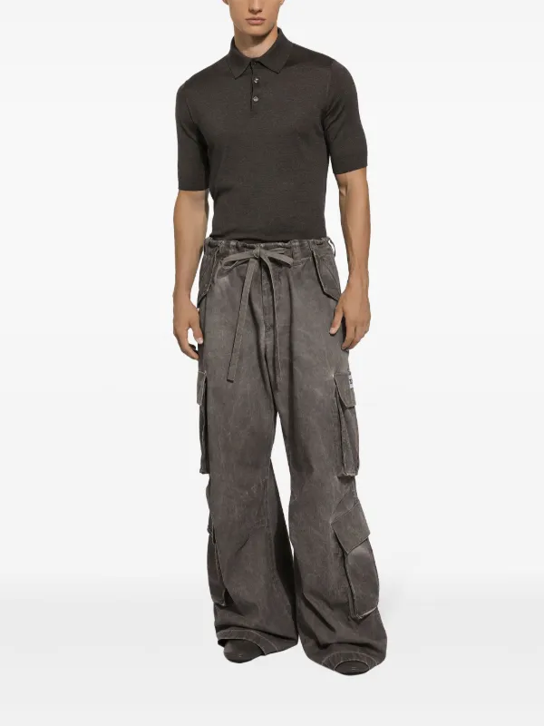 【Anyone more】Dolce Black Washing Wide Pants Dolce Organic Pant in PURE BLACK | White Stuff