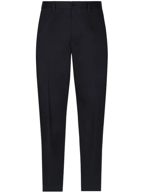 Pantalon fuselé à étiquette logo - Dolce & Gabbana - Modalova