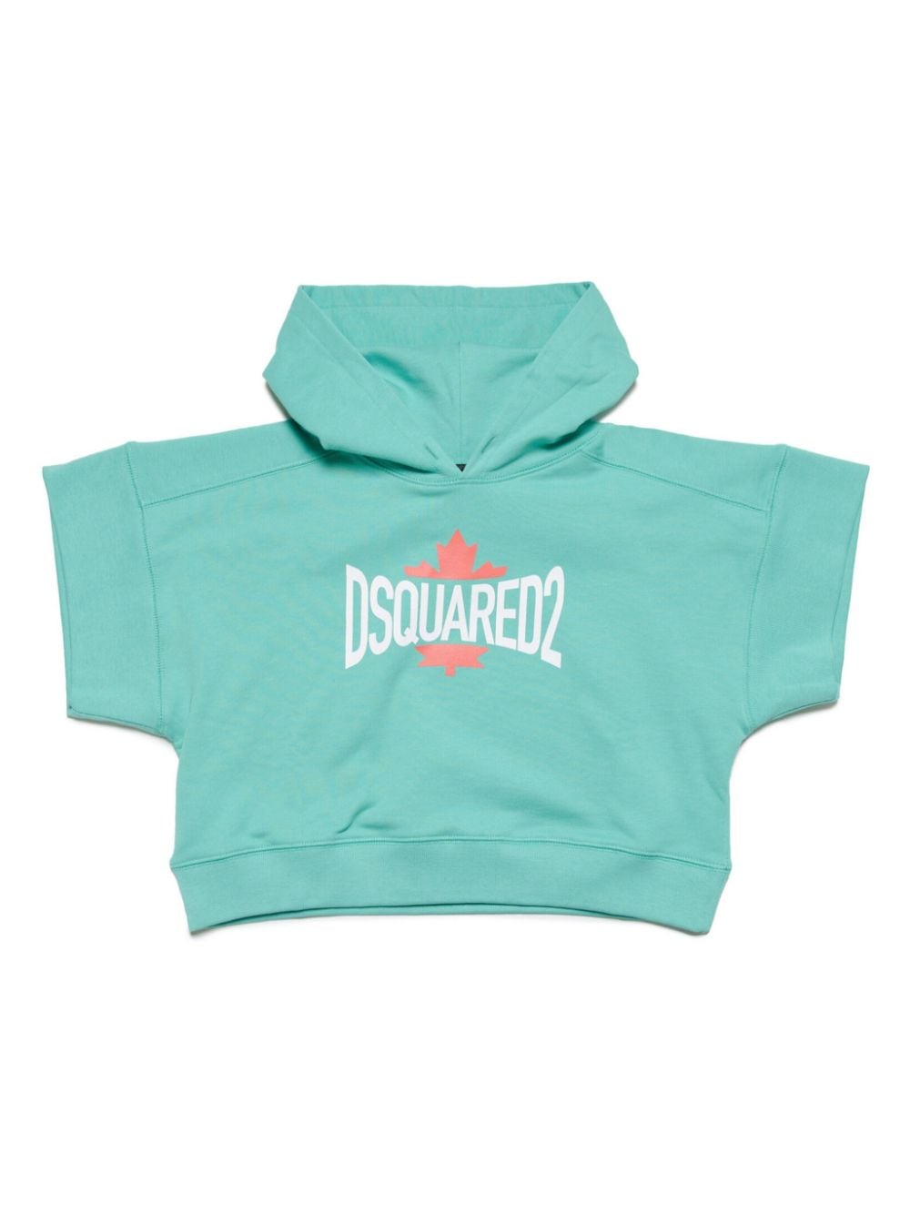 Dsquared2 Kids logo-print cotton hoodie - Blue