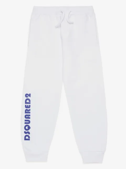 DSQUARED2 KIDS logo-print cotton track pants