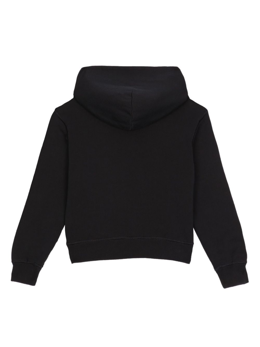 Dolce & Gabbana Kids DG anchor-print cotton hoodie - Blauw