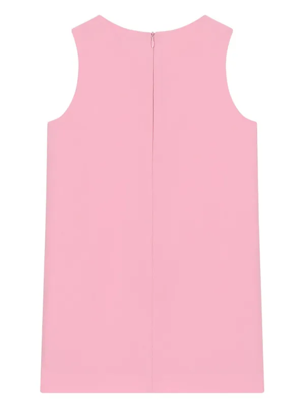 Dolce & Gabbana Kids DG logo-embroidered Sleeveless Dress | Pink
