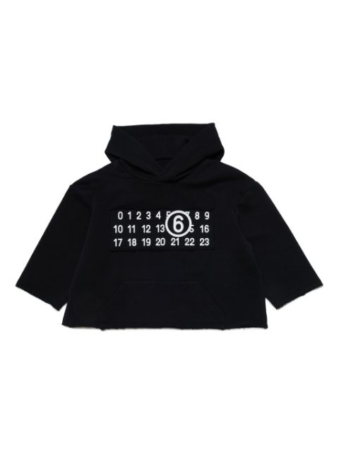 MM6 Maison Margiela Kids hoodie en coton à motif Compass 