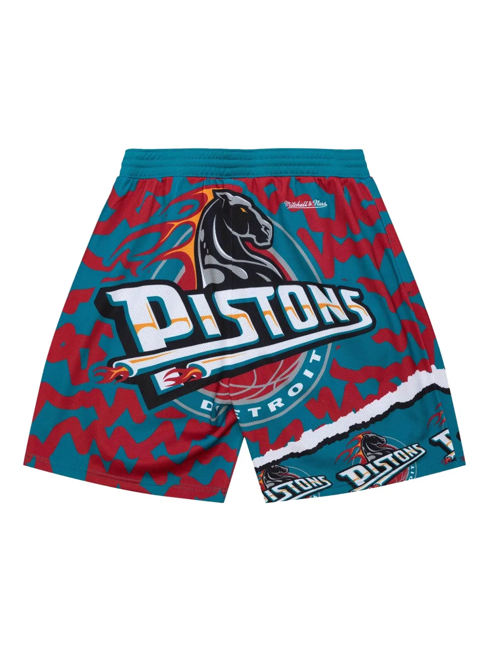 Mitchell & Ness shorts Detroit Pistons Jumbotron 2.0 Sublimated en colaboración con NBA | Shorts para correr | Image 2