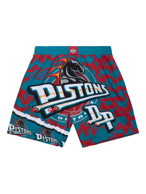 Mitchell & Ness x NBA Detroit Pistons Jumbotron 2.0 Sublimated shorts