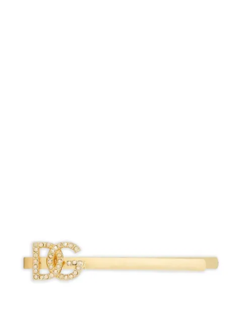 Dolce & Gabbana Kids logo-plaque hair slide