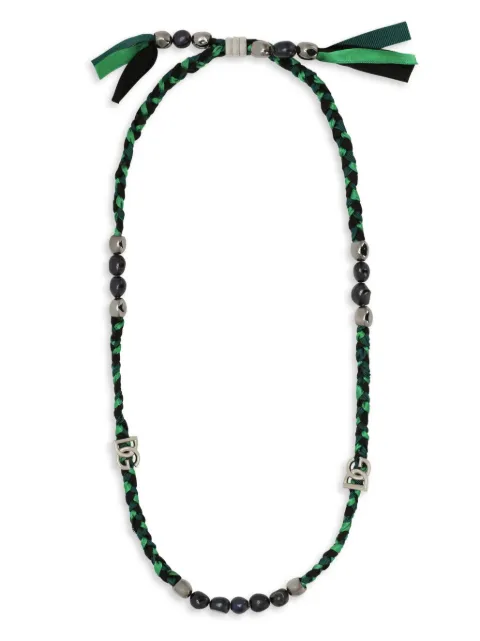 Dolce & Gabbana Banano logo-plaque necklace 