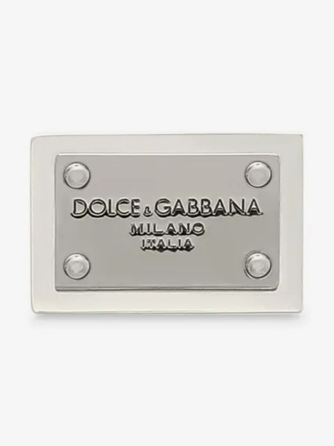 Dolce & Gabbana logo-engraved pin