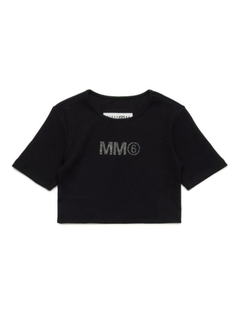 MM6 Maison Margiela Kids t-shirt med logotyp