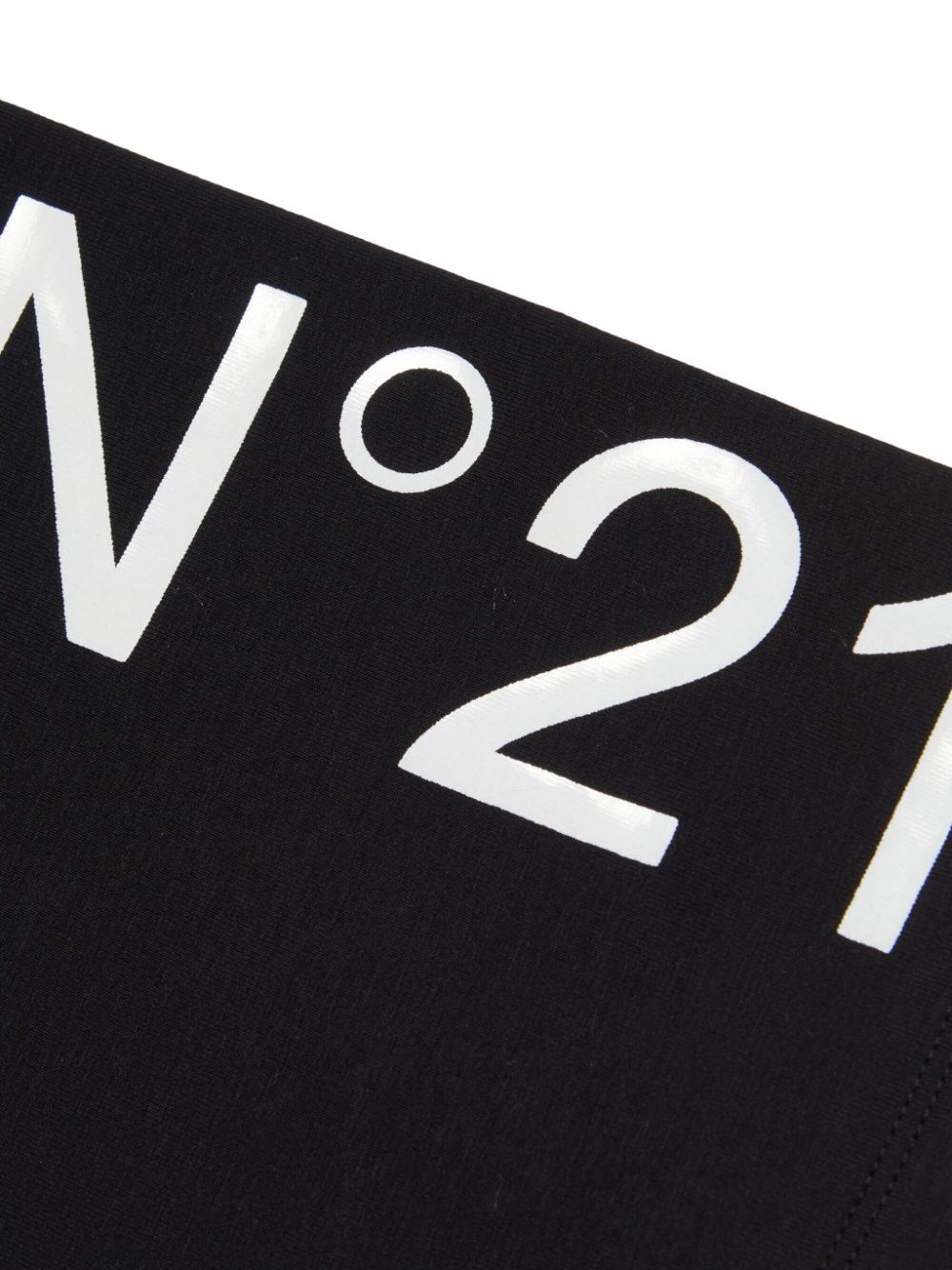 Shop N°21 Logo-print Cycling Shorts In 黑色