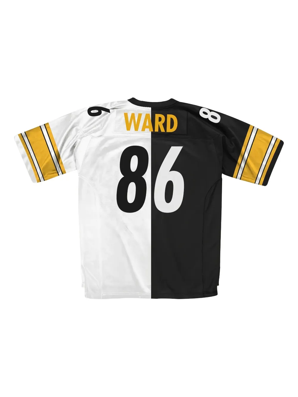 Mitchell & Ness Split Home and Away Jersey NFL Pittsburgh Steelers 05 Hines Ward t-shirt - Zwart