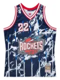 Mitchell & Ness Clyde Drexler NBA Houston Rockets 1996 Marble vest - Blue
