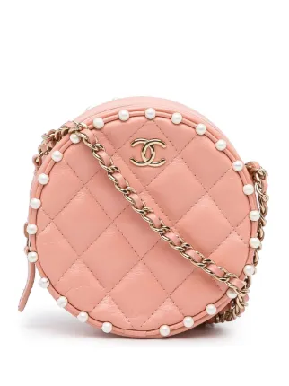 CHANEL Pre-Owned 2019 Pearl Round As Earth Crossbody Bag - Farfetch