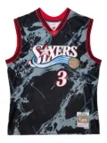 Mitchell & Ness Allen Iverson NBA Philadelphia 76ers 2000 Marble Swingman T-shirt - Black