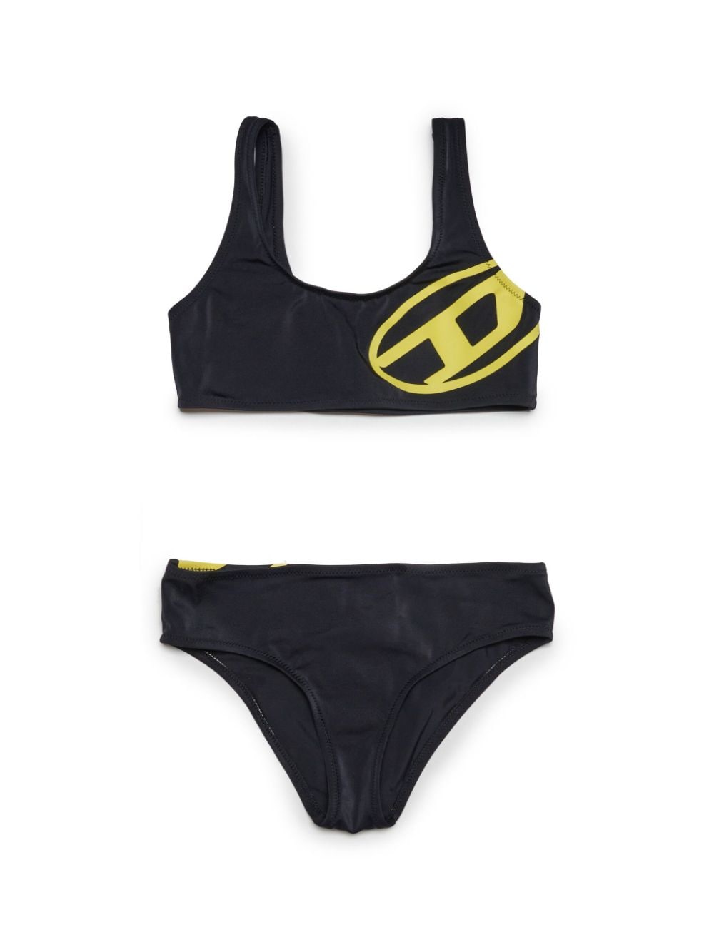 Diesel Kids' M-rammy Logo-print Bikini Set In Black