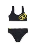Diesel Kids M-Rammy logo-print bikini set - Black