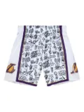 Mitchell & Ness LA Lakers 2009 Doodle Swingman shorts - White