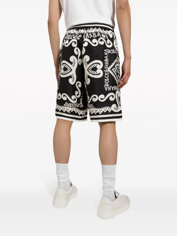 ドルチェ&ガッバーナ シルク ショート パンツ Dolce & Gabbana シルク ショートパンツ | ブラック | FARFETCH JP