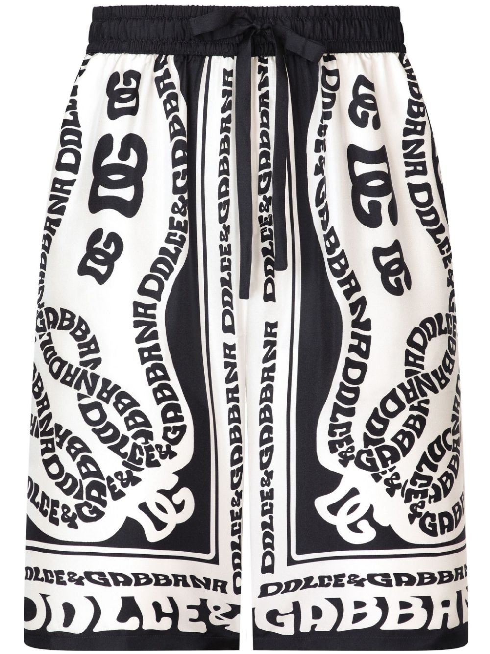 Dolce & Gabbana Zijden shorts Wit