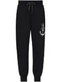 Dolce & Gabbana logo-print cotton track pants - Blue