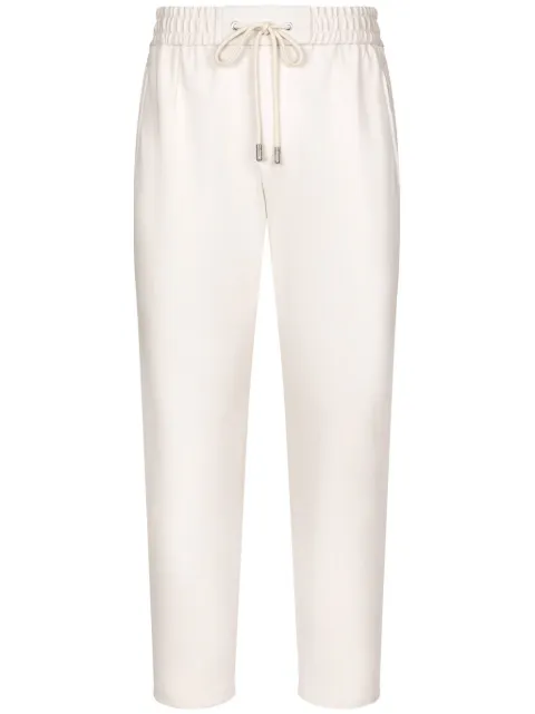 Dolce & Gabbana logo-plaque drawstring track pants