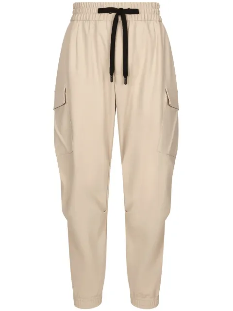 Dolce & Gabbana logo-patch drawstring track pants